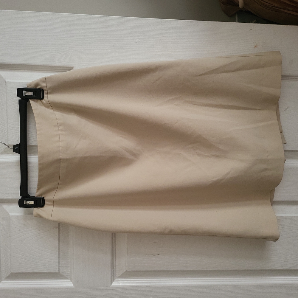 tan skirt